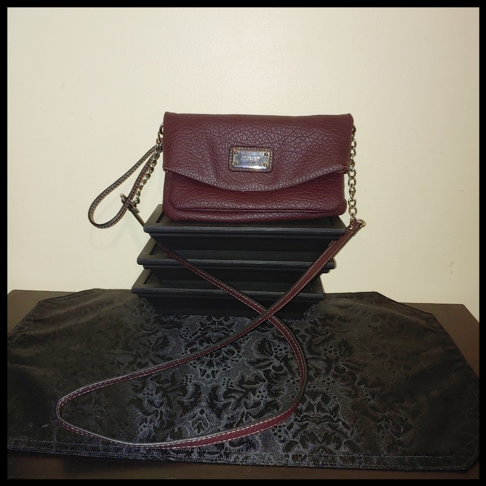 Nine West Brown Pocketbook with Compartments